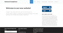 Desktop Screenshot of nationalcompliance.co.za